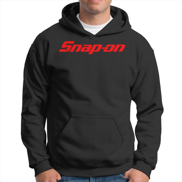 Snap on sale on hoodie