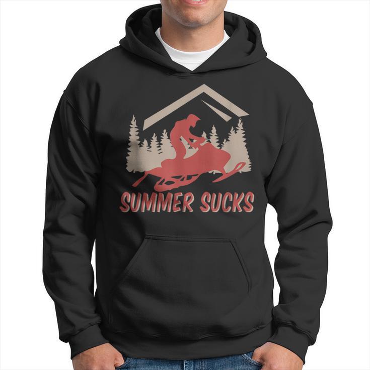 Snowmobile Jet-Ski Xmas Summer Sucks Fun Saying Winter-Sport Hoodie