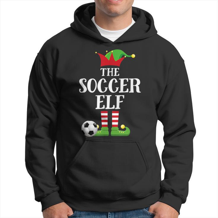 Soccer Elf Family Matching Christmas Group Elf Pajama Hoodie
