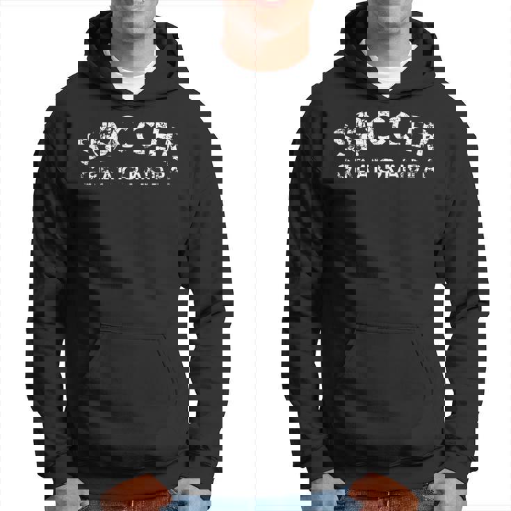 Soccer Great Grandpa Cool Team Player Fan Gift  Hoodie