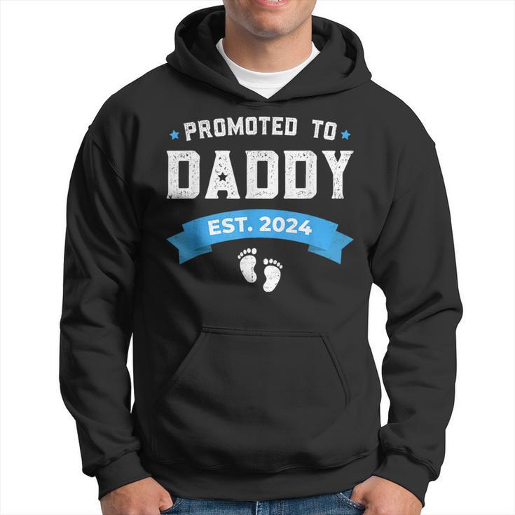 Soon To Be Dad Est 2024 Fathers Day New Dad Vintage Gift  Hoodie