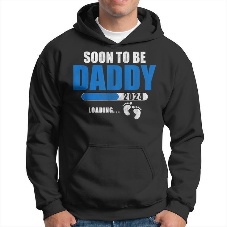 Soon To Be Daddy 2024 Est 2024 Fathers Day First Time Dad  Hoodie
