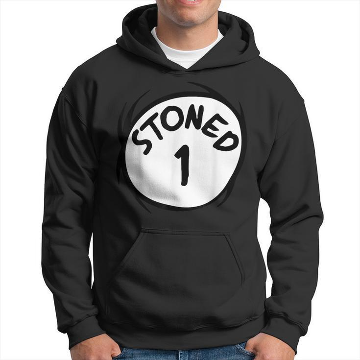 Stoned 1 420 Weed Stoner Matching Couple Group Hoodie