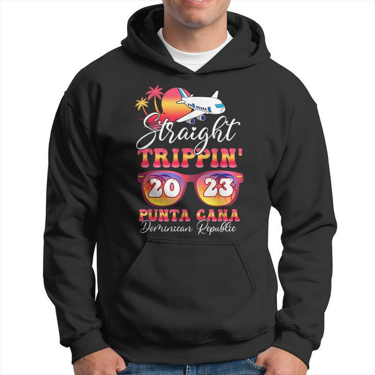 Straight Trippin 2023 Family Vacation Punta Cana Matching  Hoodie