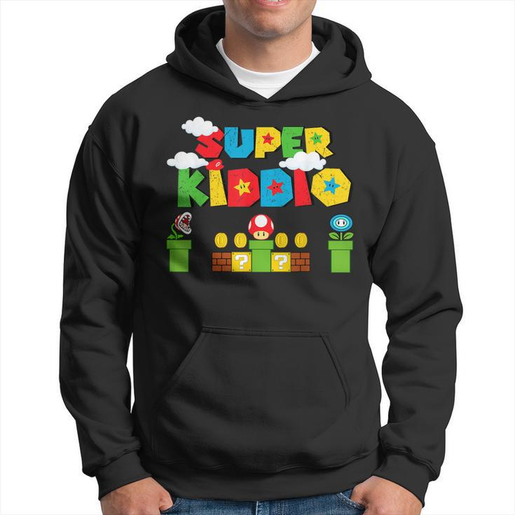 Super Kid Gamer Super Kiddio Funny Kid Retro Vintage   Hoodie