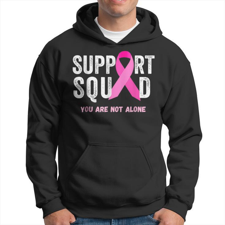 Support Squad Pink Ribbon Breast Cancer Awareness Hoodie
