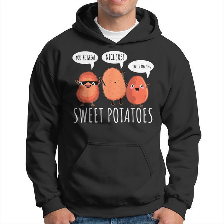 Sweet Potato Motivation Root Vegetable Camote Vegetarian Hoodie