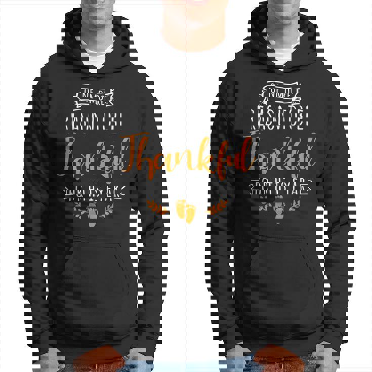 Thanksgiving Baby Announcement Gender Reveal Party Hoodie