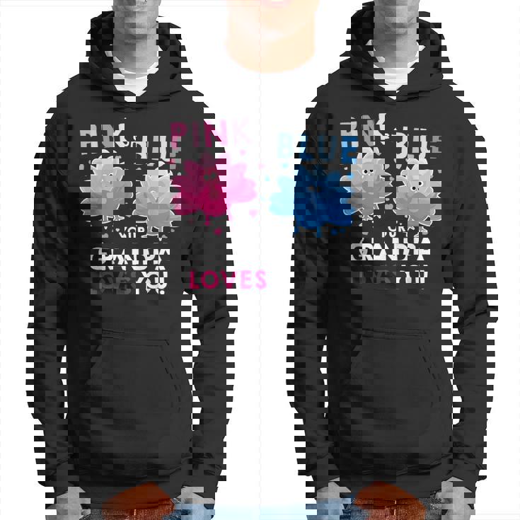 Thanksgiving Baby Shower Gender Reveal For Grandpa Hoodie