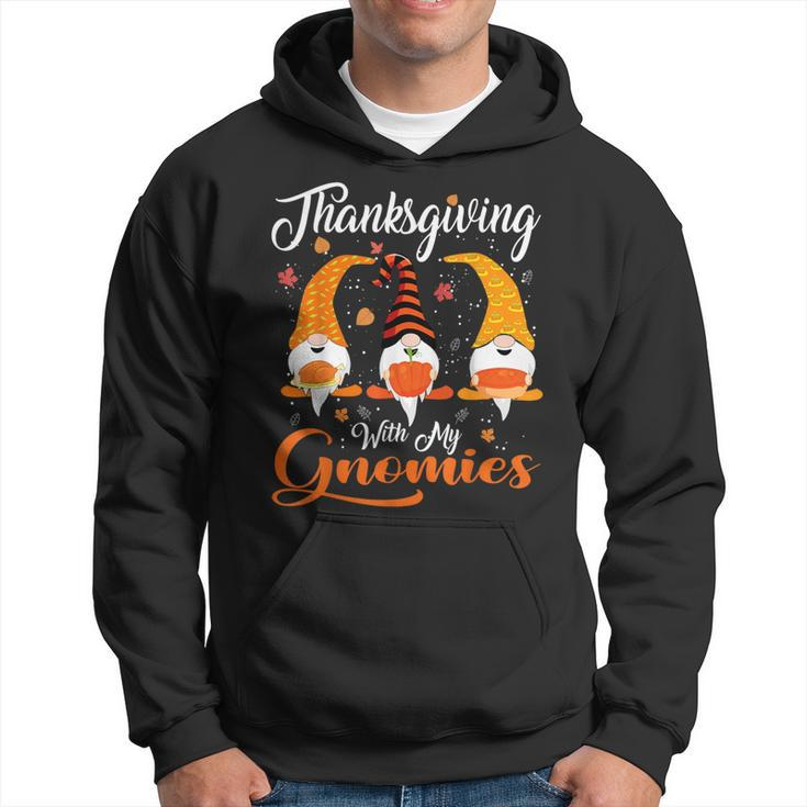 Thanksgiving With My Gnomies Autumn Gnomes Lover Hoodie