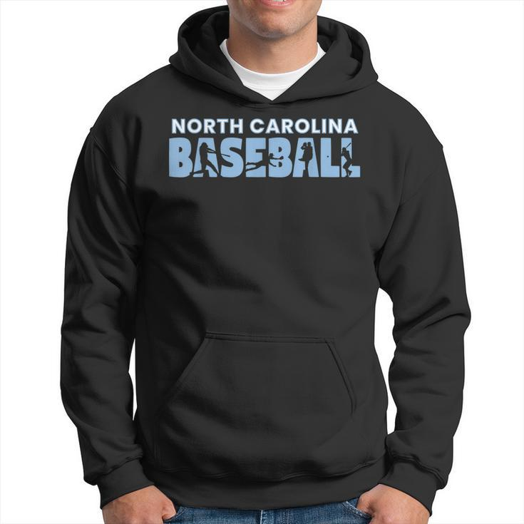 The Tarheel State Souvenir Sport Dad North Carolina Baseball  Hoodie