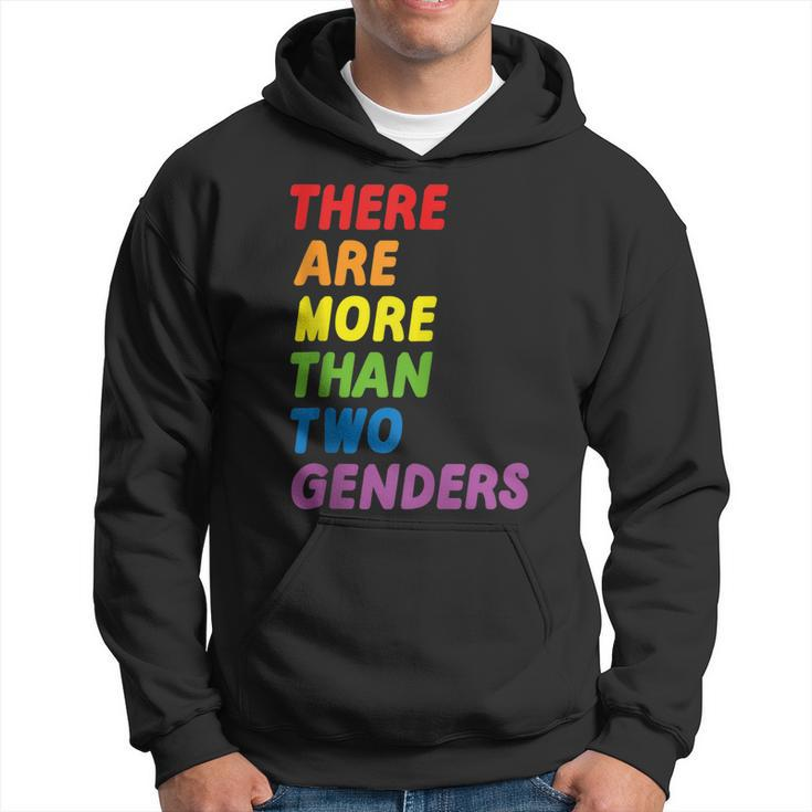 There Are More Than Two Genders Bi Gender Lgbtq Pride Month Gift For Women Hoodie