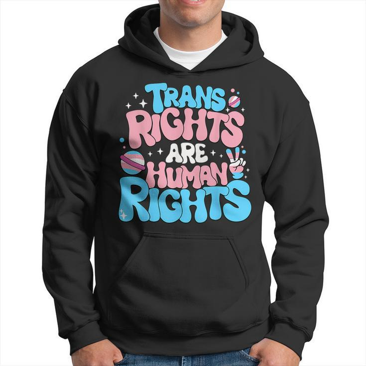 Trans Rights Are Human Rights Lgbtq Pride Transgender  Hoodie
