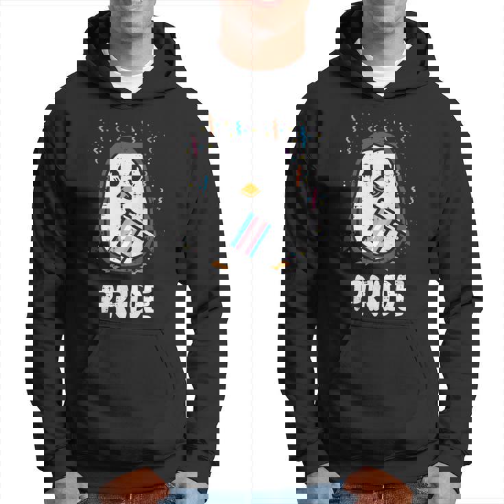 Transgender Flag Penguin Lgbt Trans Pride Stuff Animal Hoodie