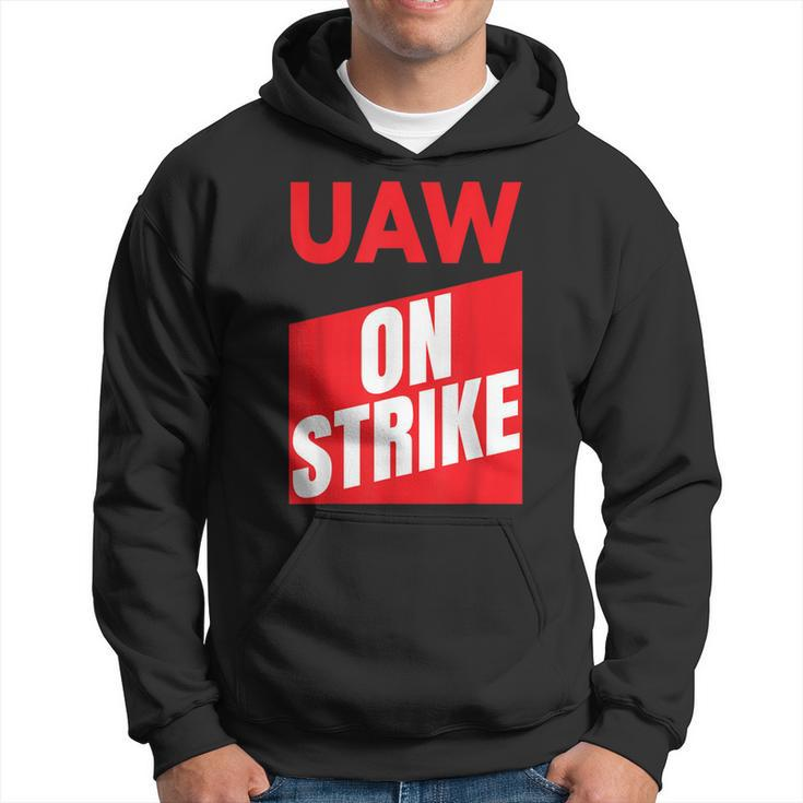 Uaw Strike 2023 United Auto Workers Union Uaw On Strike Red Hoodie