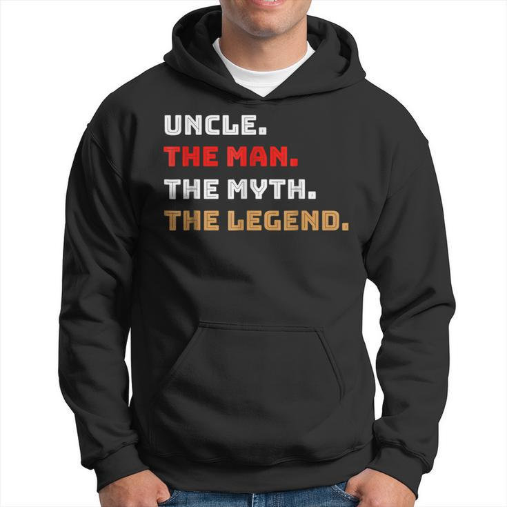 Uncle The Man Myth Legend  Gift Father Dad Daddy  Hoodie