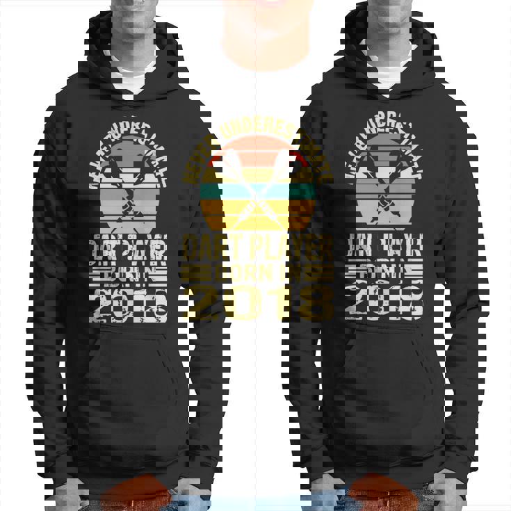 Never Underestimate Dart Player Born In 2018 Dart Darts Hoodie