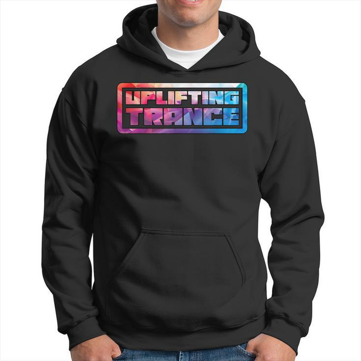 Uplifting Trance Colourful Trippy Abstract Hoodie