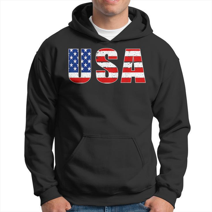 Usa American Flag United States Of America Us 4Th Of July Usa Funny Gifts Hoodie