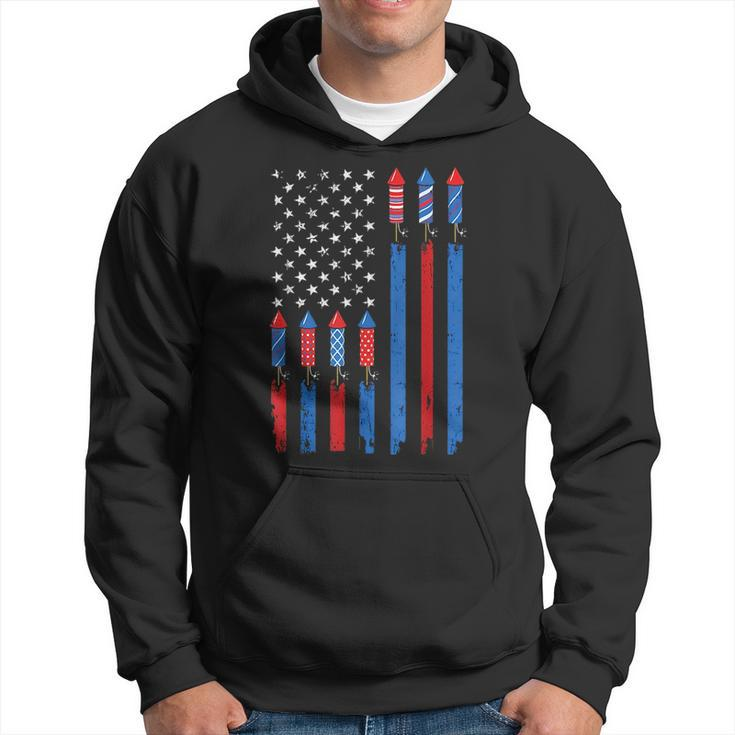 Usa Flag Fireworks Patriotic 4Th Of July America For Mens Patriotic Funny Gifts Hoodie