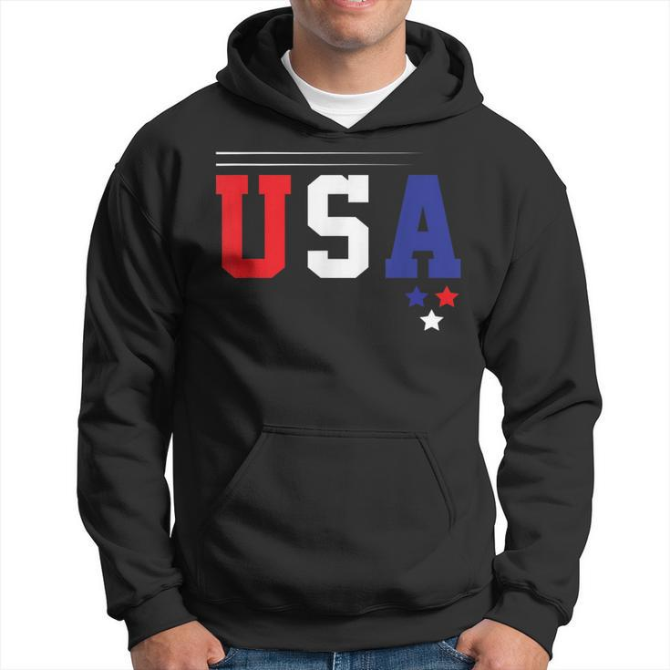 Usa Flag Patriotic American Independence Day 4Th Of July Patriotic Funny Gifts Hoodie