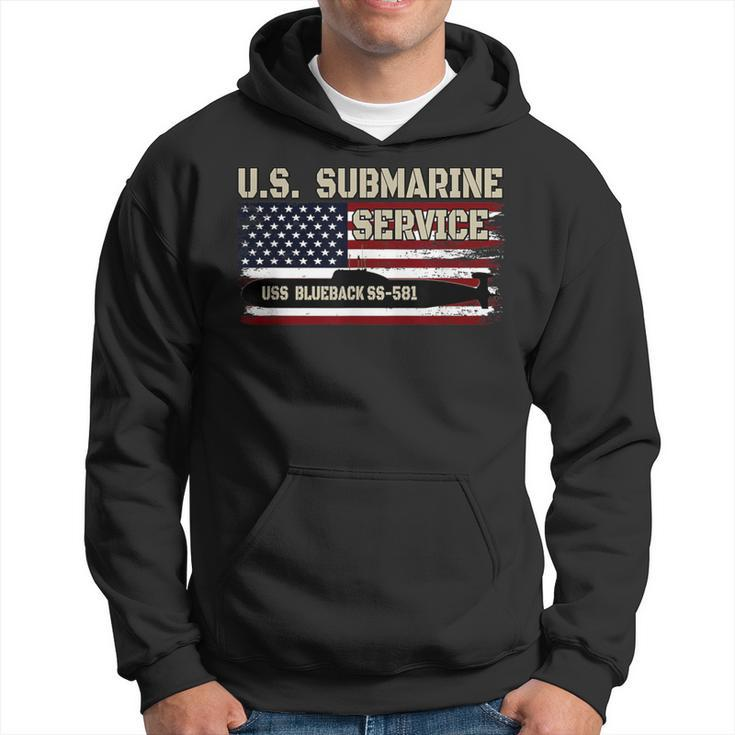 Uss Blueback Ss-581 Submarine Veterans Day Father's Day Hoodie