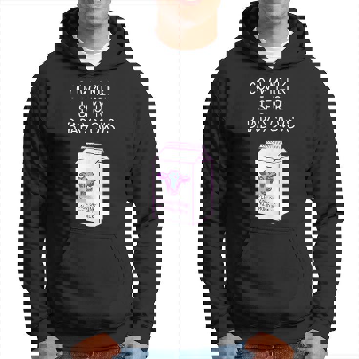 Vegan Cruelty Free Dairy Is Scary Almond Milk Dairy Free  Hoodie