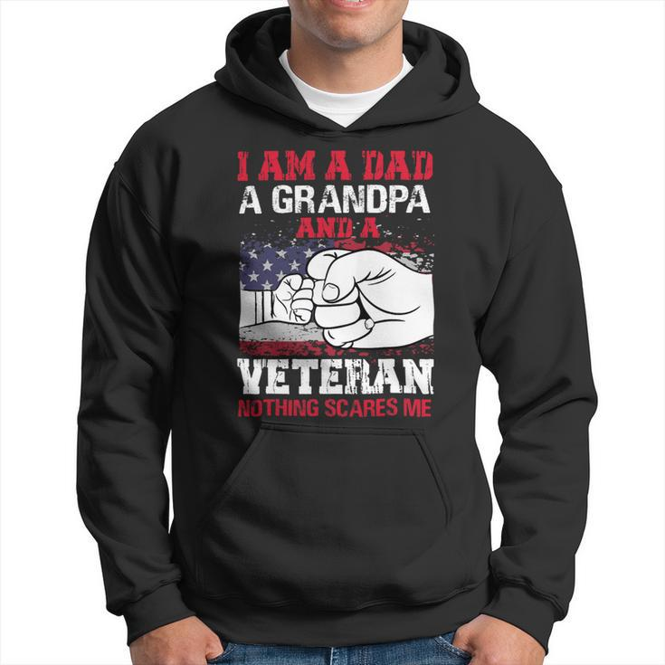 Veteran Vets Soldier Honor Duty America Grandpa Veterans Hoodie