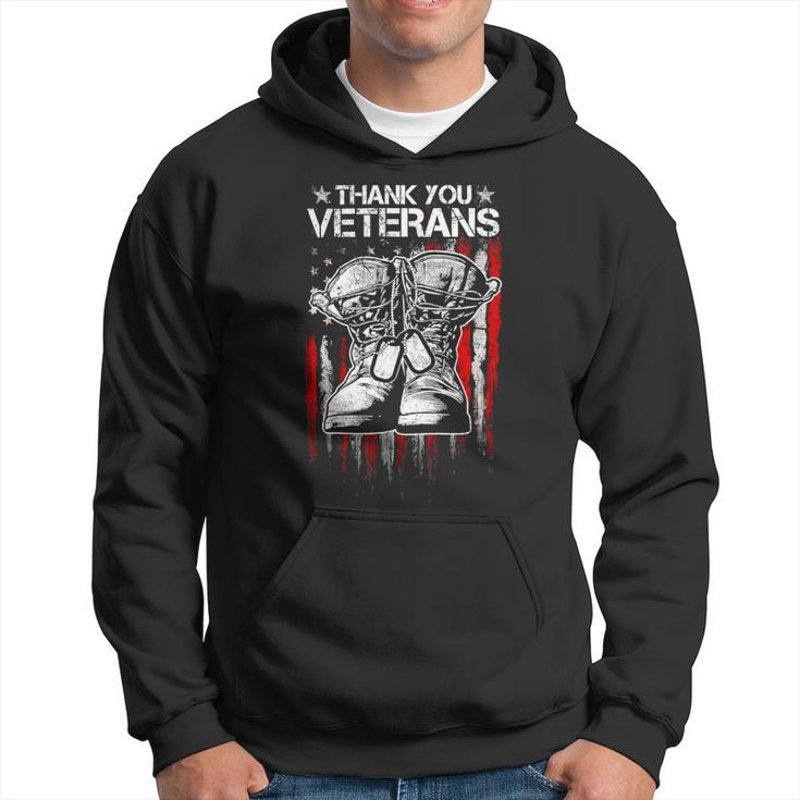 Veteran Vets Thank You Veterans Shirts Veteran Day Boots Usa Flag Dad 346 Veterans Hoodie