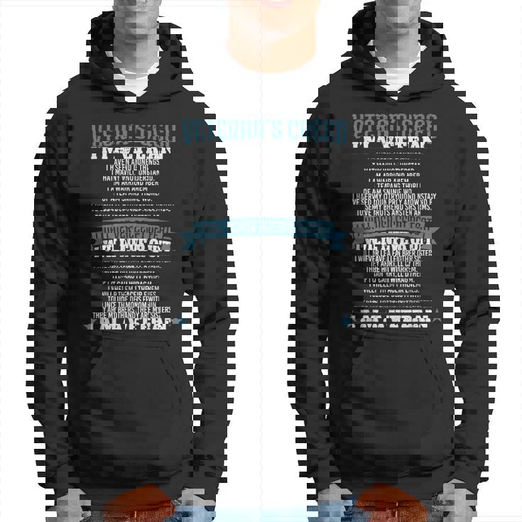 Veterans Creed Patriot Grandpa Vietnam War Hoodie