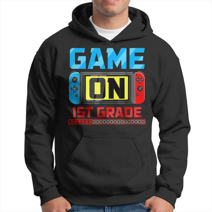 Video Game On 1St Grade Gamer Back To School First Day Hoodie