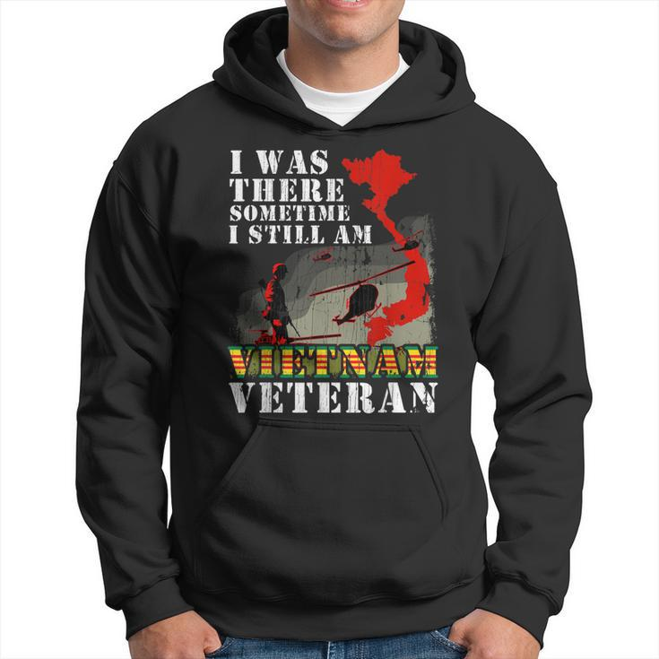 Vietnam Veteran Military Sodier Veterans Day American Flag  Hoodie