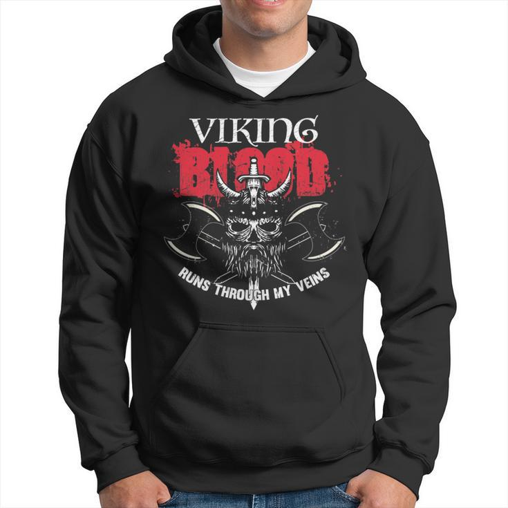 Viking Blood Runs Through My Veins Norse Ancestor Hoodie