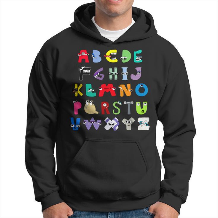 Villain Letter Abc Learning Boys Matching Evil Alphabet Lore Hoodie