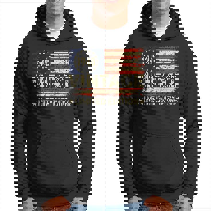 Vintage 1948 Limited Edition 75 Year Old Gifts 75Th Birthday Hoodie