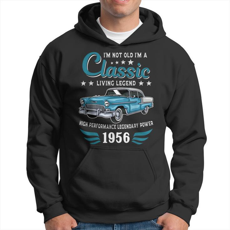 Vintage 1956 Birthday Classic Car For Legends Born In 1956  Hoodie