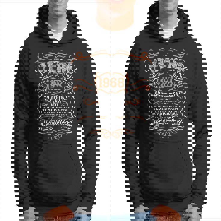 Vintage 1968  Retro Funny 51St Birthday Gifts For Dad Funny Gifts For Dad Hoodie