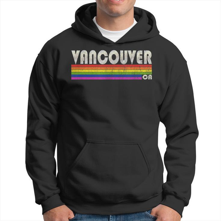 Vintage 80S Style Vancouver Ca Gay Pride Month  Hoodie