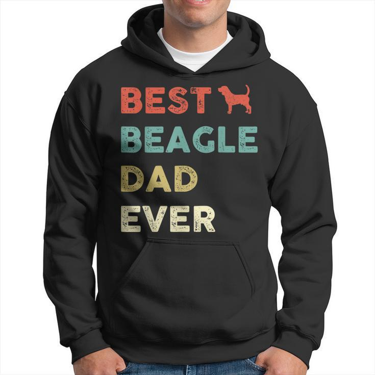 Vintage Best Beagle Dad Ever  Beagle Gift Men Hoodie