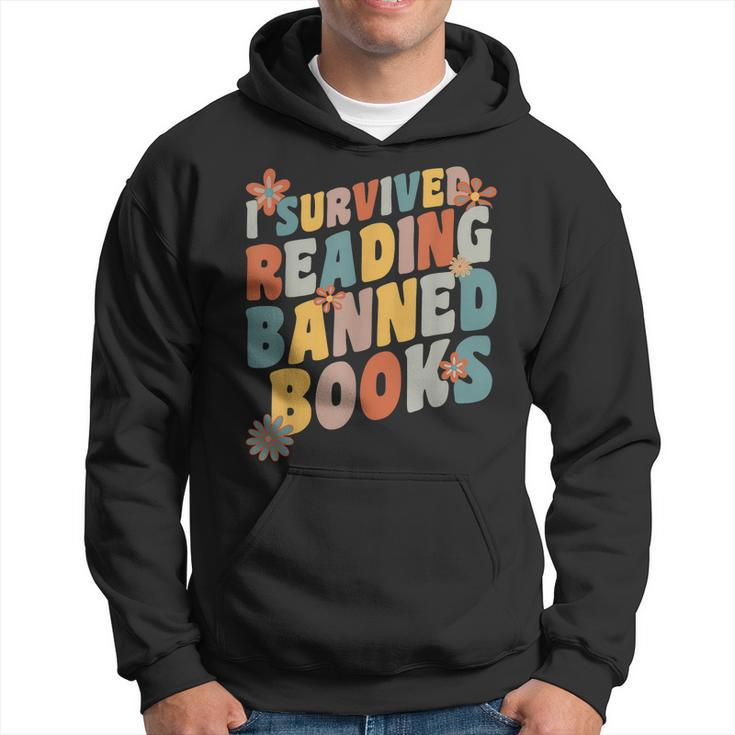 Vintage Book Lover I Survived Reading Banned Books Hoodie