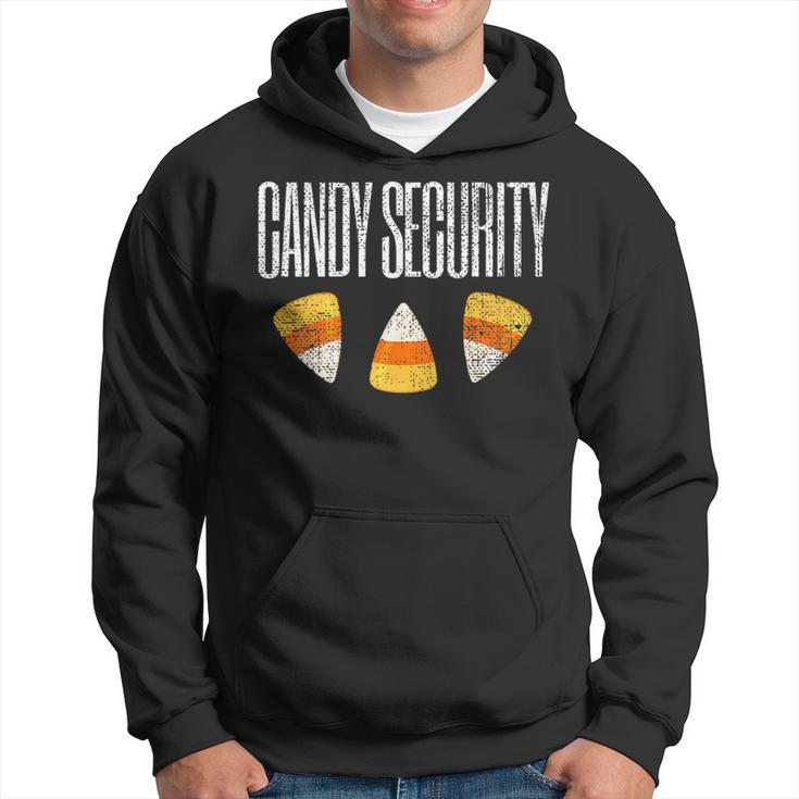 Vintage Candy Security Funny Halloween Candy Corn Gift Halloween Funny Gifts Hoodie