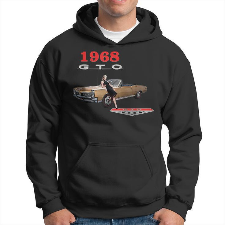 Vintage Cars Classic Cars 1960S 1968 Gto Muscle Cars Cars Funny Gifts Hoodie