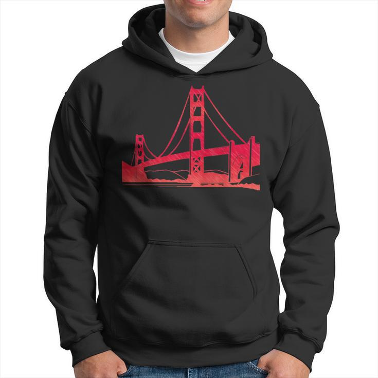 Vintage Golden Gate Bridge San Francisco California Fog City Hoodie