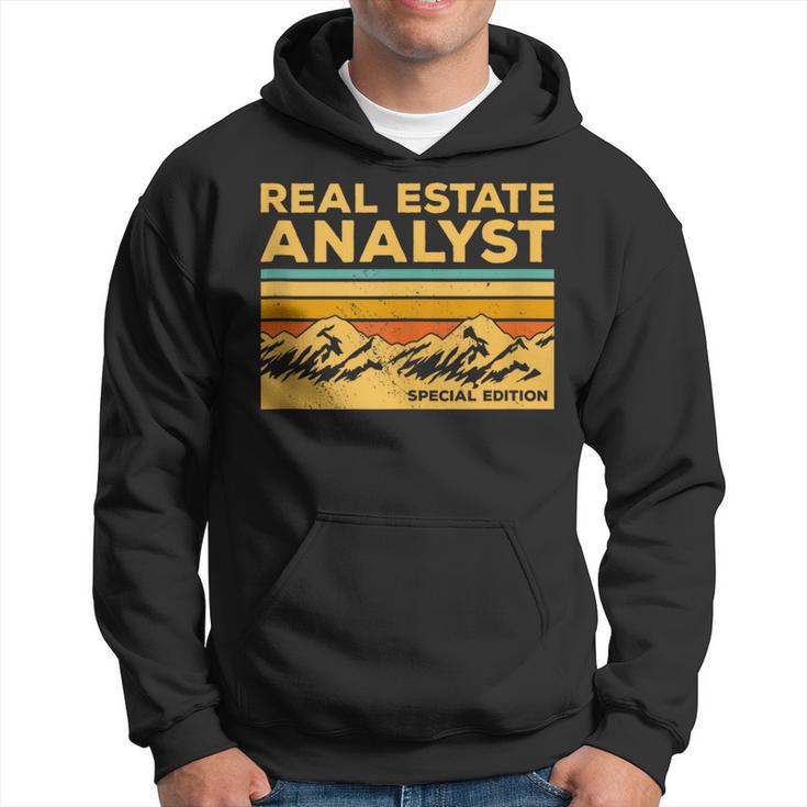 Vintage Real Estate Analyst Hoodie