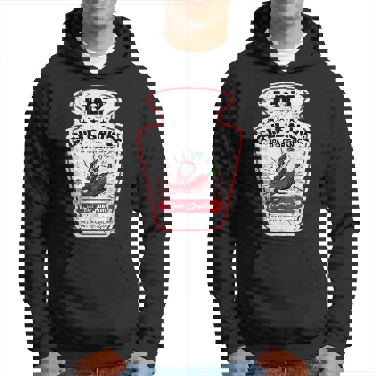 Vintage Spicy Chili Hot Sauce Costume Funny Halloween Gifts Halloween Funny Gifts Hoodie