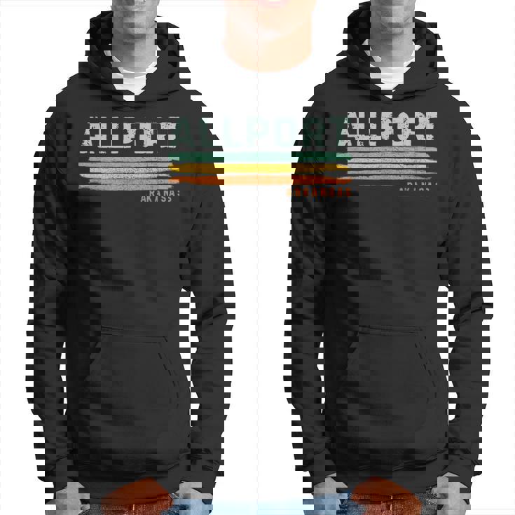 Vintage Stripes Allport Ar Hoodie