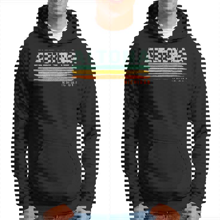 Vintage Stripes Altona Mi Hoodie