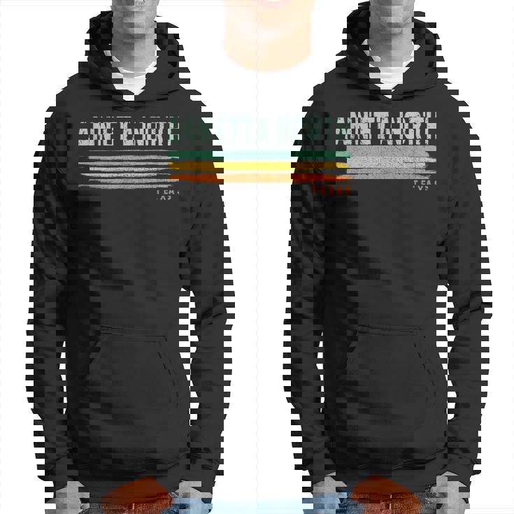 Vintage Stripes Annetta North Tx Hoodie