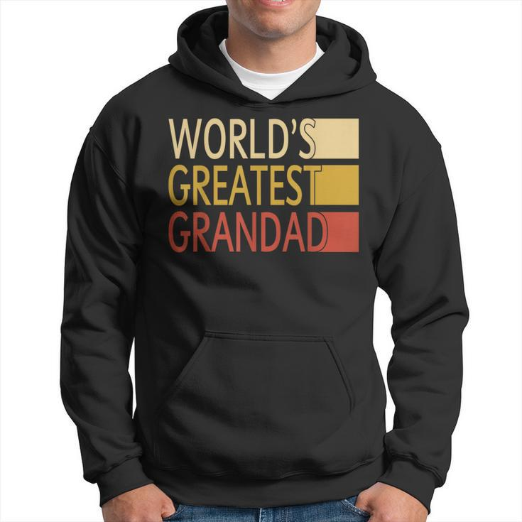 Vintage Worlds Greatest Grandad Dad Grandpa Fathers Day  Grandpa Funny Gifts Hoodie