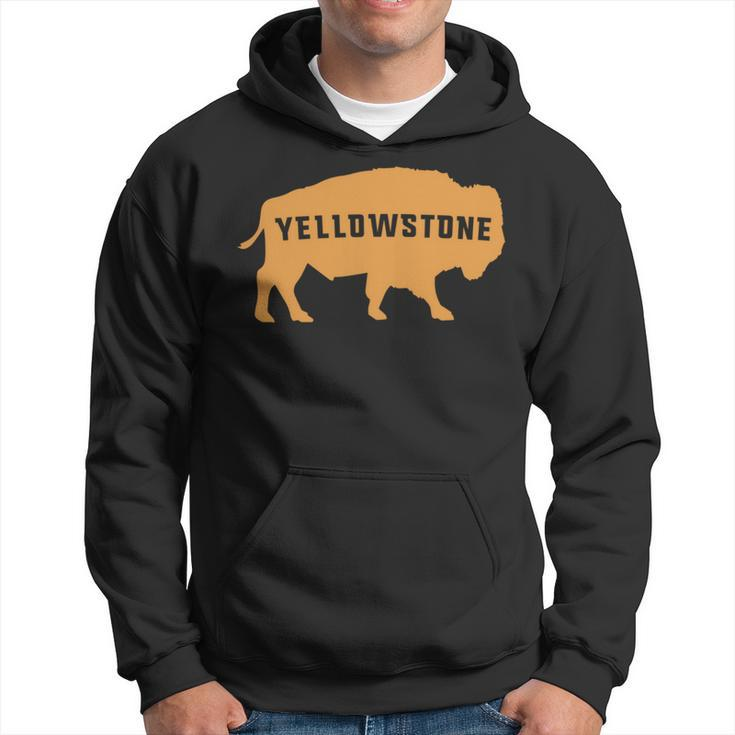 Vintage Yellowstone National Park Retro Bison Souvenir Hoodie